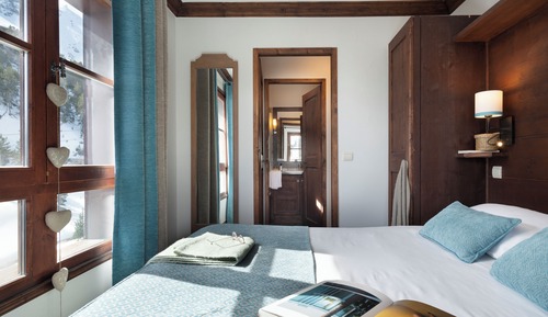 Appartement 4 personnes - 1 chambre - Piscine vue Mont Blanc extérieure - Sans balcon