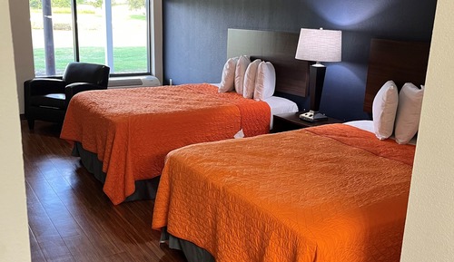 Basic Double Room, 2 Double Beds, Accessible