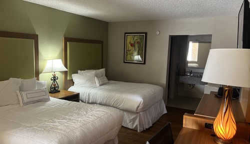 Room, 2 Double Beds, Accessible, Non Smoking (Roll-In Shower)