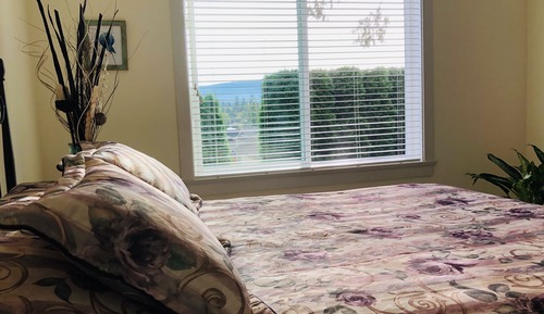 Comfort Suite, 1 Queen Bed, Mountain View, Garden Area