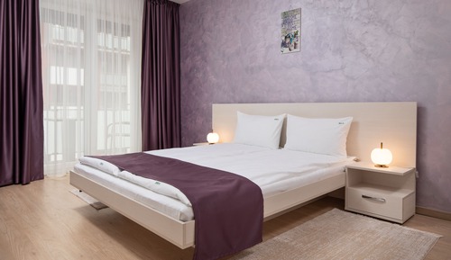 Design Apartment, 1 Bedroom, Balcony ( Purple)