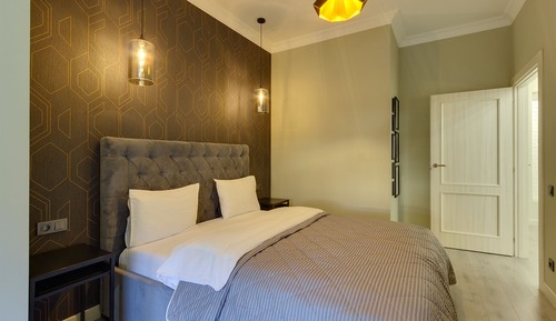 Grand Apartment, 1 Queen Bed with Sofa bed, Courtyard View, Ground Floor