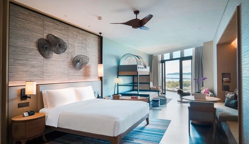 1 King1 bunk Standard Ocean View KidsTheme Balcony