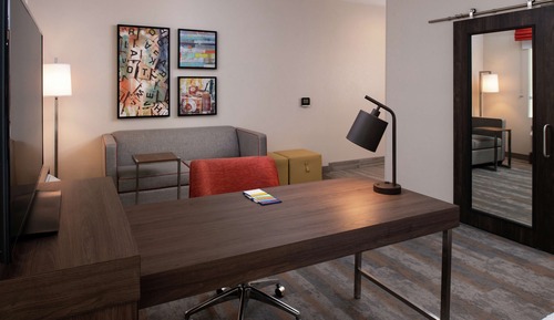 Studio Suite, 1 King Bed with Sofa bed, Accessible (Hearing)