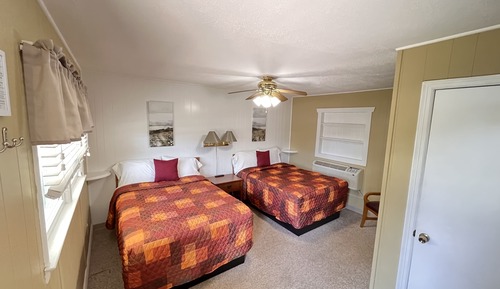 Standard Room, 2 Double Beds, Refrigerator & Microwave