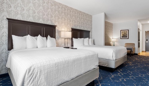 Suite, 2 Queen Beds, Non Smoking, Refrigerator & Microwave