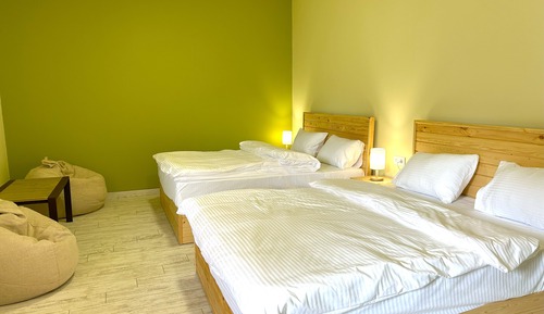 Family Quadruple Room, 2 Queen Beds, Balcony, River View