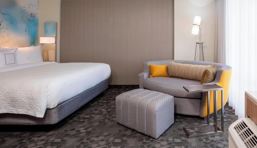 Suite, 1 King Bed with Sofa bed, City View