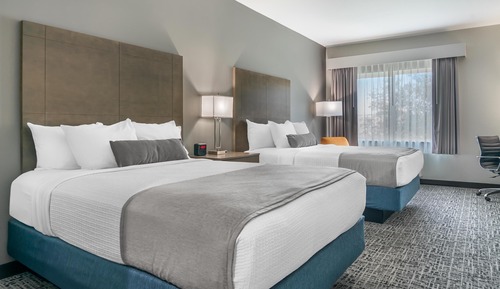 Standard Room, 2 Queen Beds, Non Smoking, Refrigerator