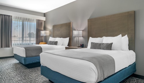 Standard Room, 2 Queen Beds, Accessible, Refrigerator