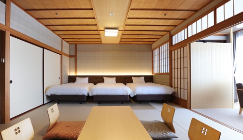 Modern Japanese Triple Room with Open-air Bath, Non Smoking