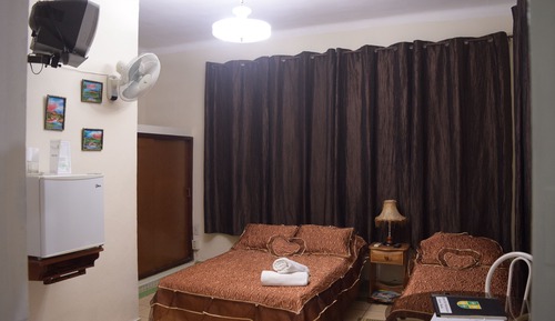 Economy Double Room, Multiple Beds, Private Bathroom
