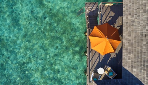 Water Villa Free seaplane transfer for 2 guests (7+Nights, Stays till 26th Dec'25)