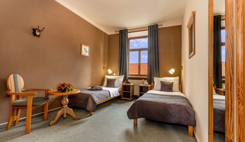 Economy Twin Room, 2 Twin Beds, Courtyard Area