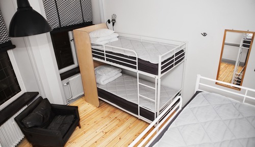 Shared Dormitory, Shared Bathroom (4-Bed)