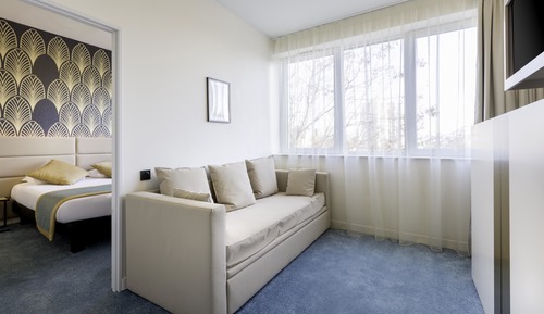 Family Room, 1 King Bed with Sofa bed, Non Smoking, Kitchenette (with Sofabed)