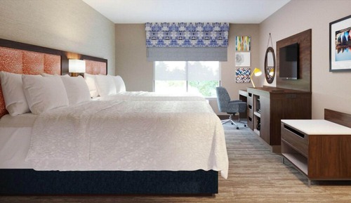 Room, 2 Queen Beds, Refrigerator & Microwave