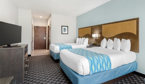 Standard Room, 2 Queen Beds, Non Smoking, Microwave