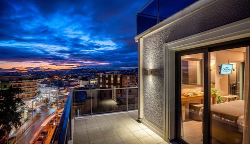 Comfort Suite, 1 King Bed with Sofa bed, City View