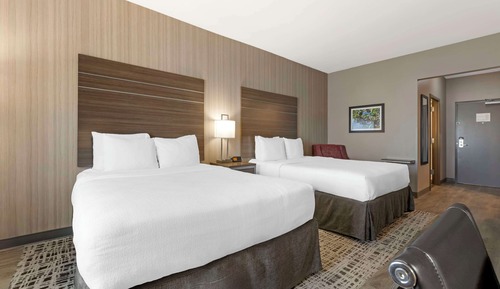 Standard Room, 2 Queen Beds, Non Smoking, Refrigerator & Microwave