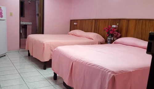 Family Quadruple Room, 2 Queen Beds, Non Smoking, Sea View