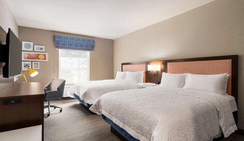 Room, 2 Queen Beds, Refrigerator & Microwave