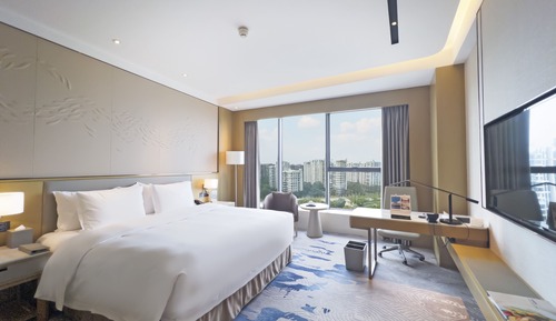 Deluxe Room, 1 King Bed, Smoking, City View