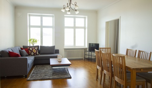 Deluxe Apartment, 2 Bedrooms, Sauna, City View