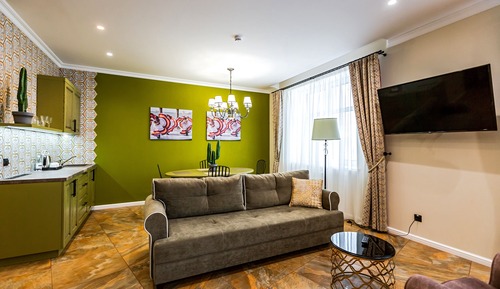 Premium Studio, 1 King Bed with Sofa bed, Non Smoking