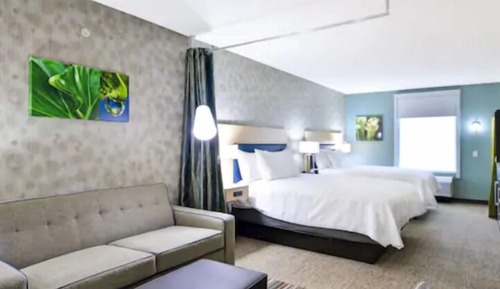 Studio, 2 Queen Beds, Accessible, Non Smoking (Hearing)