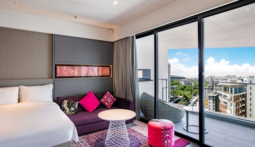 Room, 2 Double Beds, Non Smoking, Resort View