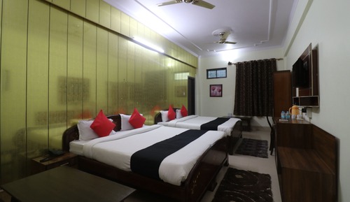Family Suite, 2 Double Beds, Terrace, Mountain View