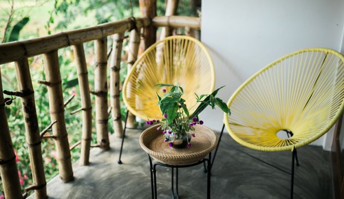 Family Room, Balcony (Rice Paddy View)
