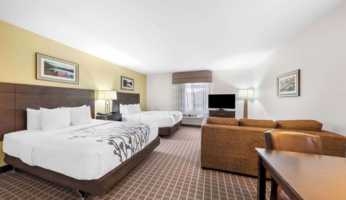 Efficiency Two Queen Suite with Sofa Bed - Disabled Access - Non-Smoking