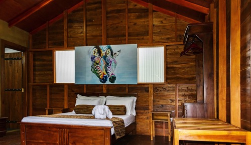 Romantic Cabin, 1 King Bed, Balcony, River View
