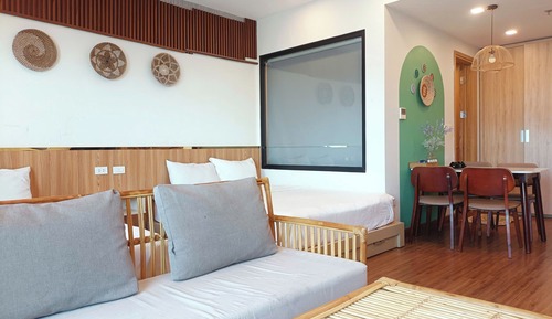 Basic Studio, Balcony, Beach View