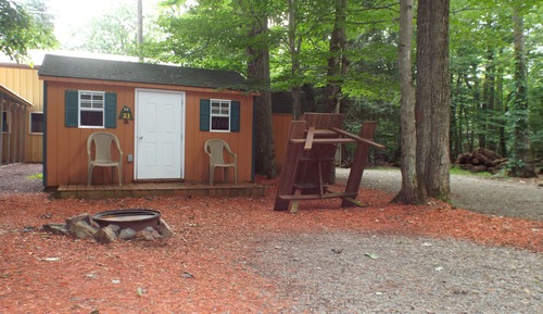 Primitive Cabin 23, with Electric with Fire Pit