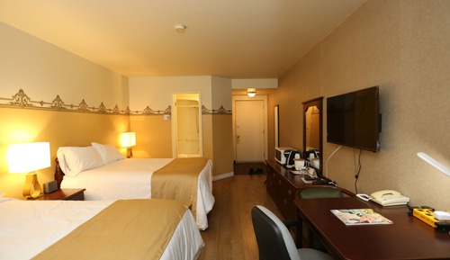Double Room, 2 Double Beds, River View