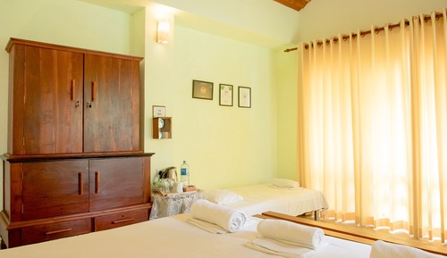 Superior Triple Room with the Garden View