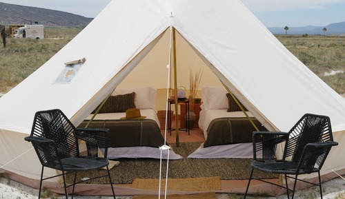Tent, 2 Queen Beds, River View