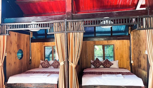 Deluxe Shared Dormitory, Patio, Pool View