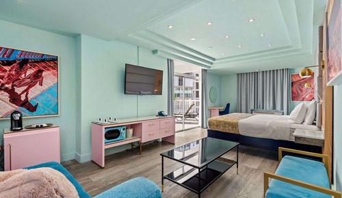 Suite, Multiple Beds, Balcony, Lagoon View