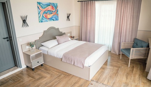 Deluxe Triple Room, Multiple Beds, Terrace, Sea View