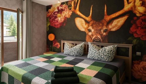 Basic Double Room, Balcony, Mountain View