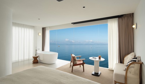 Basic Double Room, Balcony, Sea View