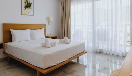 Standard Double Room, Balcony, Pool View