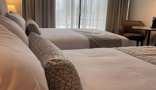 Deluxe Double Room, 2 Double Beds, City View