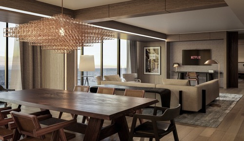 Presidential Suite, 1 King Bed (OV with Living Area HF CF)