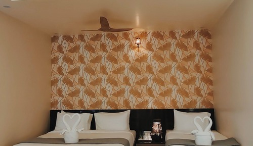 Deluxe Triple Room, Balcony, Garden View
