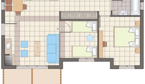Villa, 2 Bedrooms, Non Smoking, Sea View